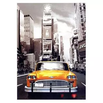 Пазл Life Times Square в Такси, 21х28,5см, 1 деталь