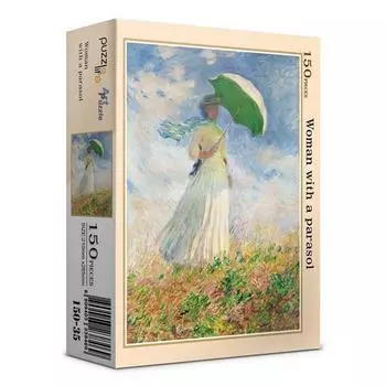 Пазл Life Woman with Parasol Jigsaw Puzzle PL150-35, разные цвета, 150 деталей Пазл, Детские игры, Развивающие игрушки
