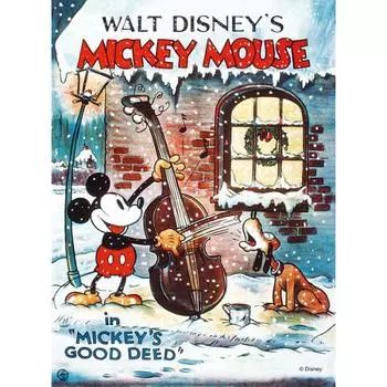 Пазл Микки Зимняя Серенада Disney Animation 500 деталей, популярный корейский пазл
