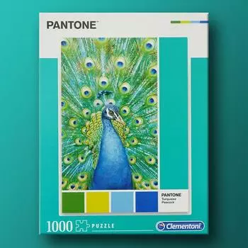 Пазл Pantone Peacock Clementoni из 1000 деталей, популярная корейская настольная игра