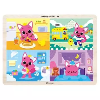 Пазл Pink Pong fun day, 24 детали, 1, Korea Best Toddler Puzzle