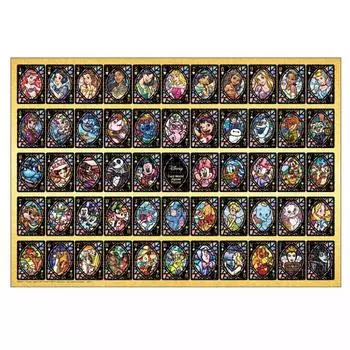 Пазл Tenyo из 1000 деталей Disney Card World Jigsaw Puzzle [Витражное искусство] (51,2x73,7см)