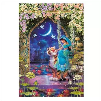 Пазл Tenyo из 1000 деталей в позолоченном стиле Disney Aladdin Gentle Knight поставляется с клеем и шпателем. В комплект входит сервисная карта [Сделано в Японии]