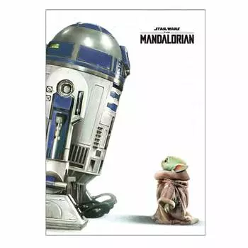 Пазл Tenyo из 108 деталей Star Wars R2-D2 и Grogu (18,2x25,7см)