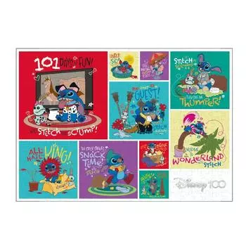 Пазл Tenyo из 300 деталей в костюме Disney100Stitch (30,5x43см) белый