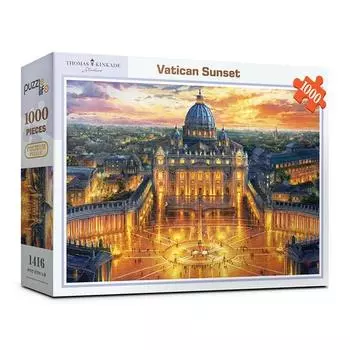 Пазл Vatican Palace Sunset PL1416, разные цвета, 1000 деталей Пазл, Детские игры, Развивающие игрушки