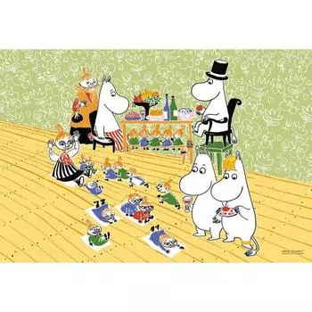 Пазл Yanoman 1000 элементов MOOMIN Lively Dining Table Compact Piece (26x38см)