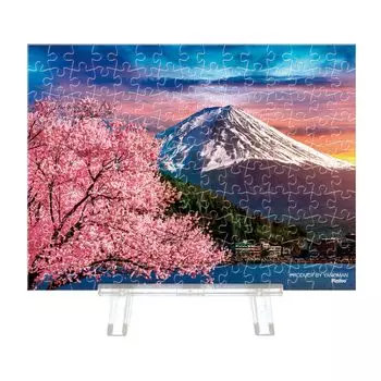 Пазл Yanoman из 150 деталей Petit Paris Clear Cherry Blossom Season и Fuji Клей не требуется Рамка не требуется В комплект входит мольберт Запрос деталей