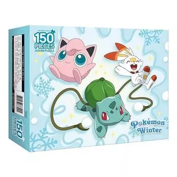 Пазл Yerimdang Pokemon Fancy, 150 деталей, Пазл Pokemon Snow, детские игры, развивающие игрушки