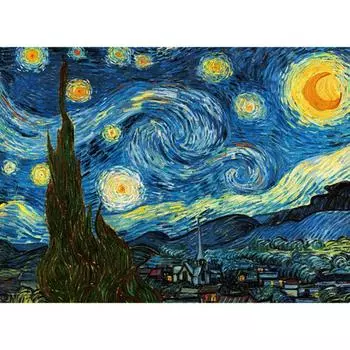 Пазл «Звездная ночь» Знаменитые картины 500 деталей, популярная корейская головоломка