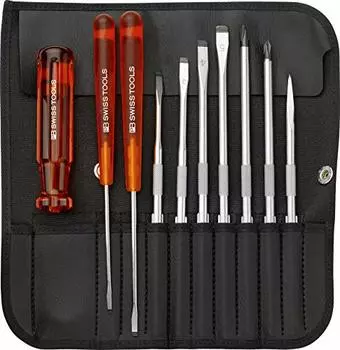 PB Swiss Screwdriver Set with Interchangeable Blades