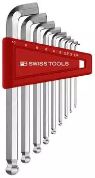 PB Swiss Tools 2212H-10 Short Head Hex Wrench Set (No Pack) 2212H-10