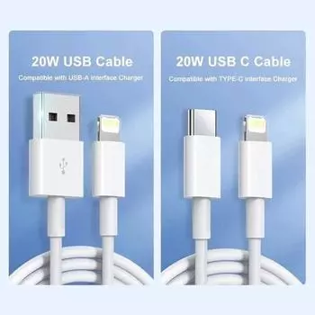 PD 20 Вт для Apple, оригинальный кабель USB C для быстрой зарядки для iPhone 14 13 12 11 Pro Max Plus XS, быстрое зарядное устройство, кабель USB-Lightning 1 M