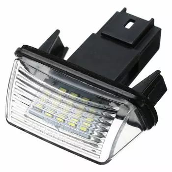 PDTO 1 шт. 18 светодиодов освещения номерного знака для Peugeot 206/207/307/308 Citroen C3/C4/C5/C6