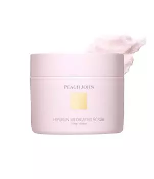 PEACH JOHN Hiprun Medicated Scrub 370 г Скраб для тела Мыло-скраб Отшелушивающий уход Глицирризиновая кислота 2K Массаж Сделано в Японии [Официально] Quasi-drug [Тело
