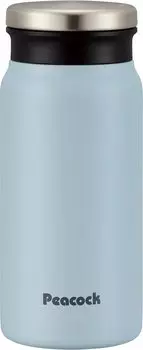 Peacock Thermos Water Bottle 250ml Mug Bottle Thermos Blue Thermal/Cold AMZ-C25-A