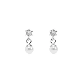 Pearl Girl Exquisite Mini Fresh Pearl Earrings French Retro
