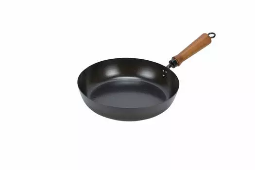 Сковорода Pearl Metal Iron с тиснением 26 см, совместимая с IH HB-5766 чёрный