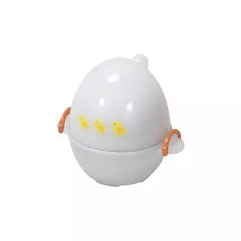 Pearl Metal Микроволновая печь для приготовления вареных яиц на 3 яйца Экономия времени Сделано в Японии НОВАЯ линейка Piyo 3 яйца CC-1148 белый