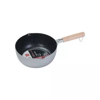 Pearl Metal Yukihira Pot Yukihira Pot 20cm For Gas Fires Marble Processing Anodized Marble Anodized HB-6540 серебряный