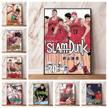 Печать на холсте First Dunk Rukawa Kaede, домашний подарок, классический комический образ 21cm30cm NoFrame