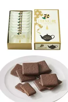 Печенье LeTAO Hokkaido Langue de Chat Tenoir 1 коробка 9 штук в индивидуальной упаковке