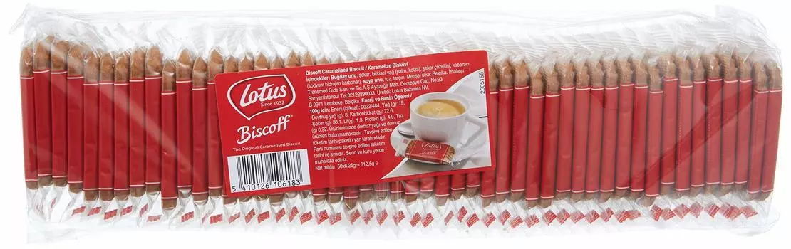 Печенье Lotus Original Caramel 50 шт. x 30 пакетов