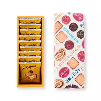 Печенье с кленовым маслом Maple Mania, 9 штук, сладости в подарок, сувенир из Токио, сувенир из Токио