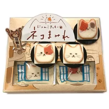 Печенье Shinshu Cat Covered Cat, 8 шт. Шоколадное печенье Langue de chat
