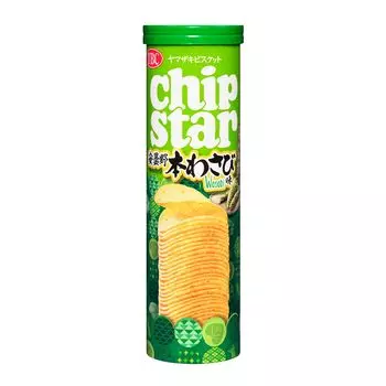Печенье Yamazaki Chip Star L Azuminomoto со вкусом васаби 105 г x 12 шт.