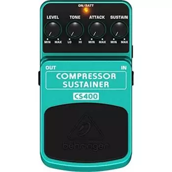 Педаль эффектов для гитары Behringer CS400 Компрессор/сустейнер КОМПРЕССОР/СУСТЕЙНЕР