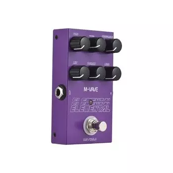 Педаль эффектов задержки Btuty Guitar ELEMENTAL Ручка эффектов задержки DC 9V Интерфейс Электрогитара Педаль эффектов задержки ELEMENTAL с режимами TAP и HOLD