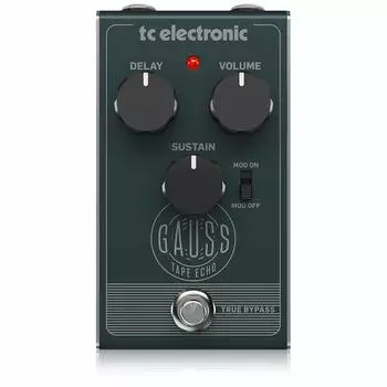 Педаль гитарного эффекта TC Electronic Digital Tape Echo Emulation Воссоздает ленточное эхо прошлых лет Оснащена переключателем модуляции Простота