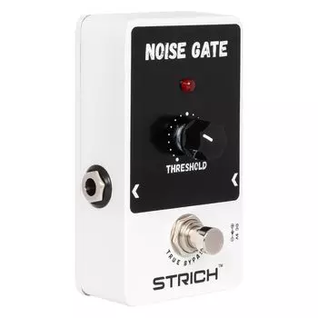 Педаль шумоподавителя STRICH Noise Gate, гитарная педаль для электрогитары и баса, эффект шумоподавителя True Bypass