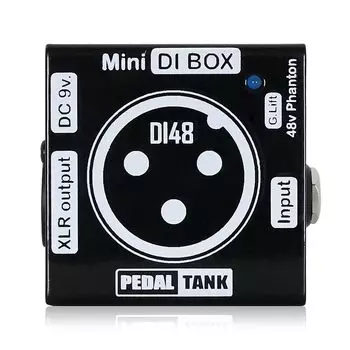 Pedal Tank Pedal Tank Mini Active DI DI Box Электроакустическая бас-гитара Эффектор DI48 Box/Active