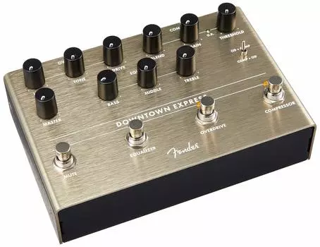Педали эффектов Fender Downtown Express Bass Мультиэффектная педаль 3.0cmx5.30cmx8.2cm коричневый