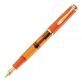 Pelikan Pelikan перьевая ручка F Fine Point Classic Orange Delight M200 Limited подлинный импортный продукт