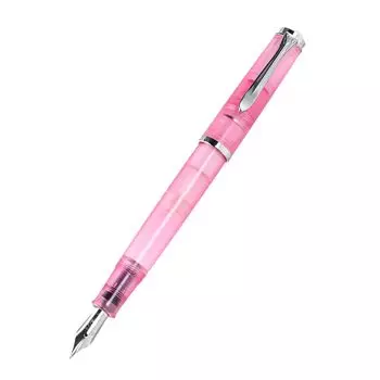 Pelikan Pelikan перьевая ручка EF Extra Fine Point Classic Demonstrator Rose Quartz M205 Limited подлинный импортный продукт