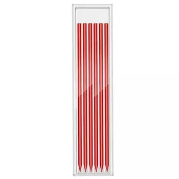 Pen Cap Carpenter Mechanical Pencil One-piece Design Woodworking Construction Pencil Deep Hole Red Pencil Lead