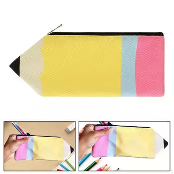 Pencil Case Pouch Storage Organizer Large Capacity Sturdy Cute Cartoon Pen Bag for