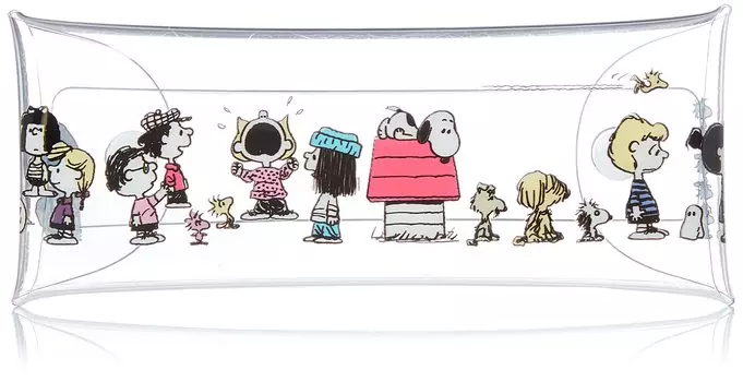 Pencil pencil accessory glasses clear multi L size clear [Snoopy] case, case, case, case, case, 0271, ladies, (SPZ-2632)