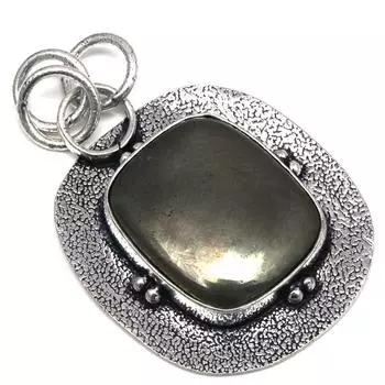 Pendant Apatchi Gold Gemstone Handmade Gift For Her Silver Jewelry 2