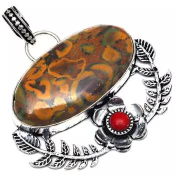 Pendant Azuboolite Gemstone Gift For Her Silver Jewelry 2