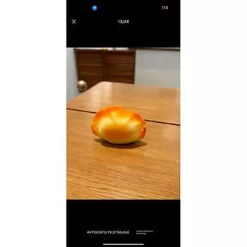 Pendant for Airpodspro2 Generation Protective Case Apple Headphone Case Airpods3 Wireless Bluetooth Earphone Cover Airpod1/2 Creative Earphone Case Apple AirPods Fried dumplings (single shell)