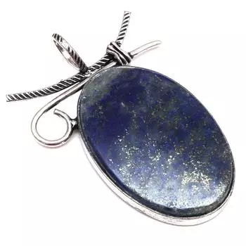 Pendant Lapis Lazuli Gemstone Handmade Mother s Day Gift Silver Jewelry 2