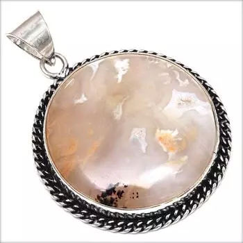 Pendant Montana Agate Gemstone Handmade Gift For Her Silver Jewelry 2