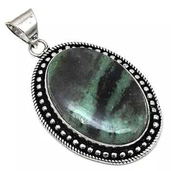 Pendant Ruby Zoisite Gemstone Handmade Gift For Her Silver Jewelry 2