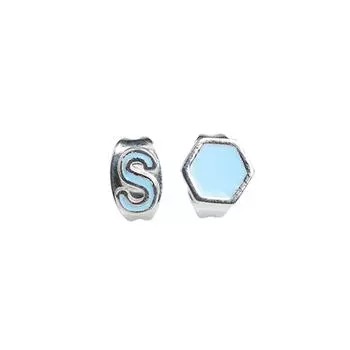Pendiente plateado S azul SUPERB mujer TU серебряный