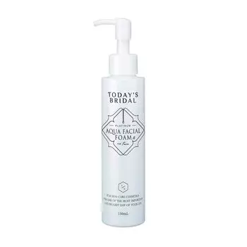 Пенка для очищения лица для чувствительной кожи Aqua Facial Foam R 150 мл TODAYS BRIDAL Для домашнего ухода за коллагеном и кожей, изготовлено в [Содержит керамиды, не содержит спирта,