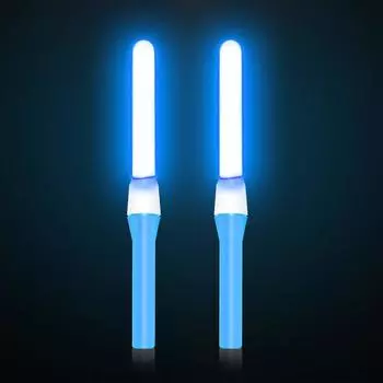 Penlight Live 2 шт. UO концертный свет блестящий тип живая палочка Psyllium светодиод высокая яркость поддержка света ультра легкие батарейки в комплекте японский